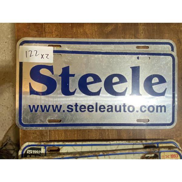 2 STEELE PLATES