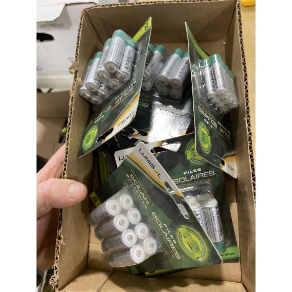 BOX LOT OF AA BATTERIES