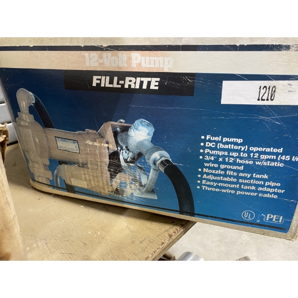 12 V FUEL PUMP WITH NOZZLE AND HOSES 