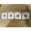 Image 1 : 4 PCS OF US 1 CENT TEST TOKENS