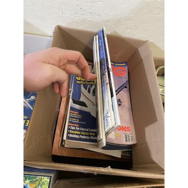 BOX LOT OF ASSORTED MAGAZINES 