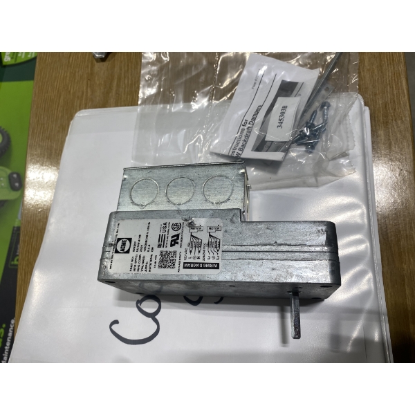 MOTORIZING BACKDRAFT DAMPER WITH PARTS