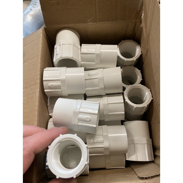 APPROX. 50 OF 1-1/2 INCH CONNECTORS