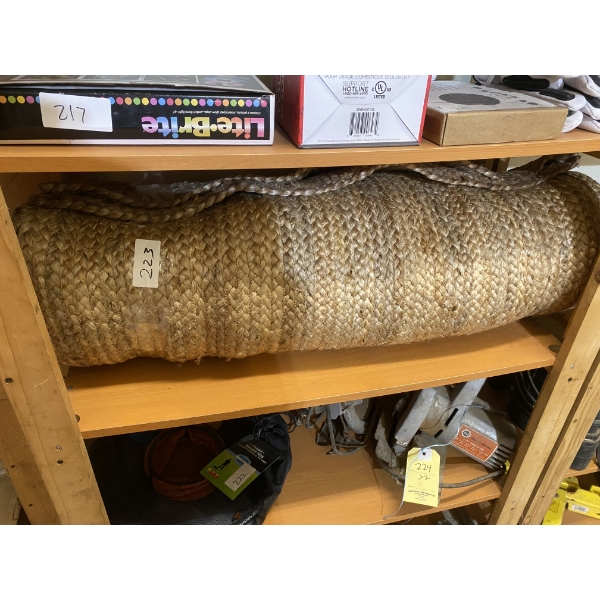 6 X 9 FT JUTE AREA RUG