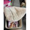 Image 1 : LAUNDRY BASKET WITH DVDS AND PILLOW 