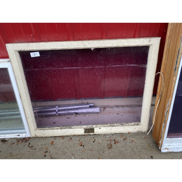 40 X 30 INCH WOODEN FRAME WINDOW