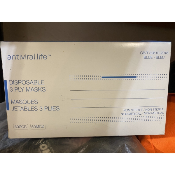 50 DISPOSABLE MASKS