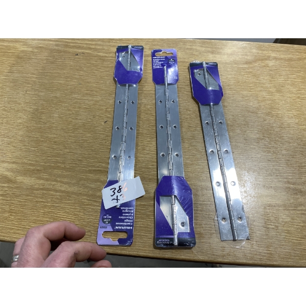 3 OF 12IN X 1.5IN HINGES