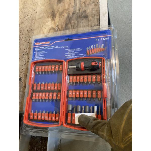 57-PIECE WESTWARD POWER TOOL ACCESSORY KIT