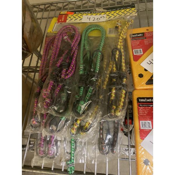 3 PACKS OF 3 BUNGEE CORDS