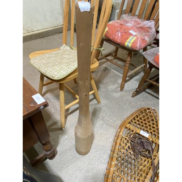 SOME SORT OF WOODEN CRUSHING / MIXING TOOL