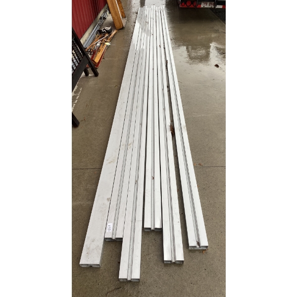 6 OF 24 FT X 4.5 INCH ALUMINUM CHANNEL