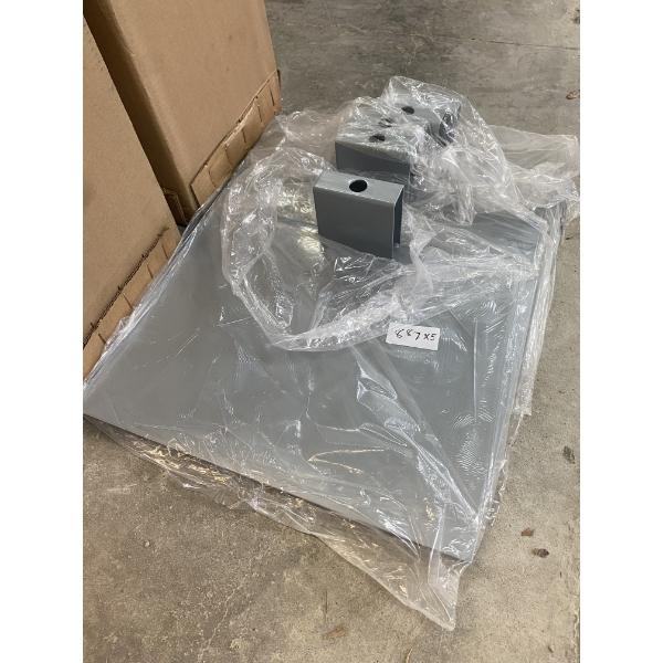 5 14X18 INCH STEEL BASES 