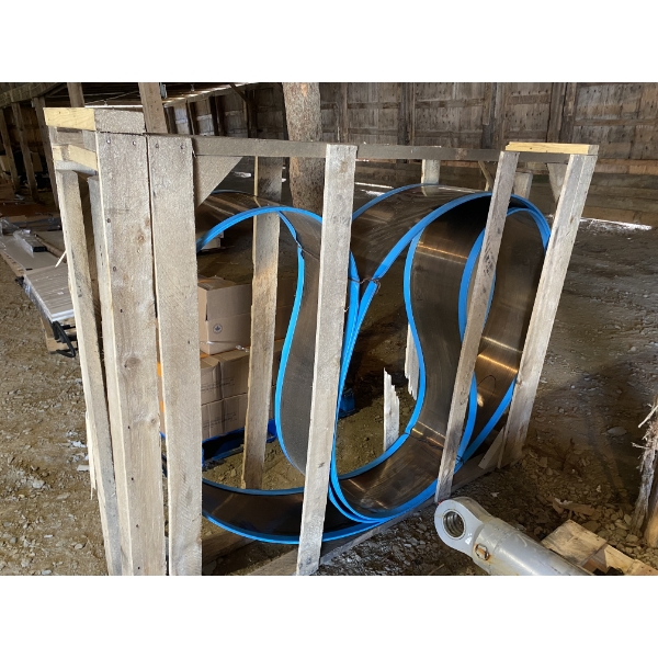 LOOKS TO BE LARGE PIECE OF STAINLESS - 12 INCH WIDE