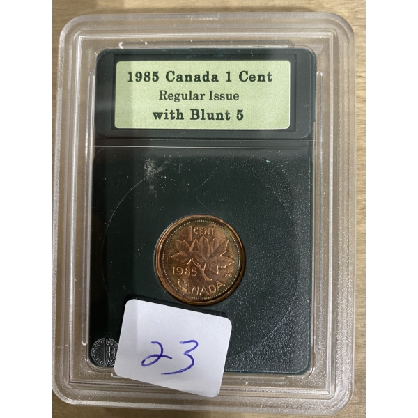 1985 CD 1 CENT, BLUNT 5