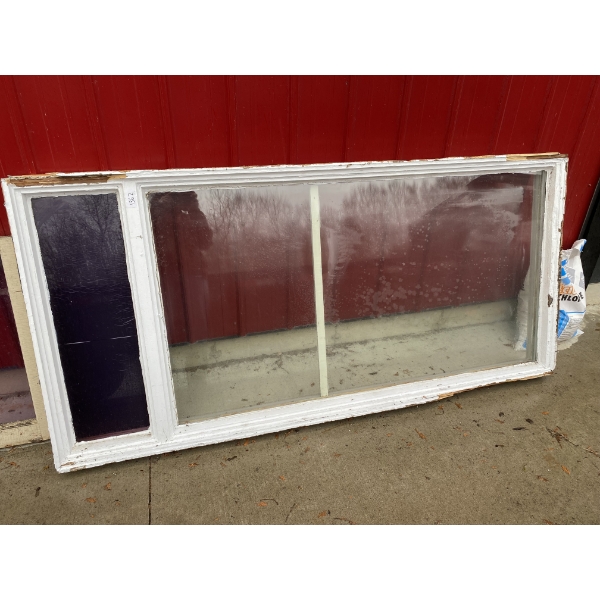 84 X 40 INCH WOODEN FRAME WINDOW