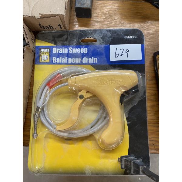 DRAIN SNAKE CLEANER - UP TO 4 FT DEEP AND 2 INCH DIA.