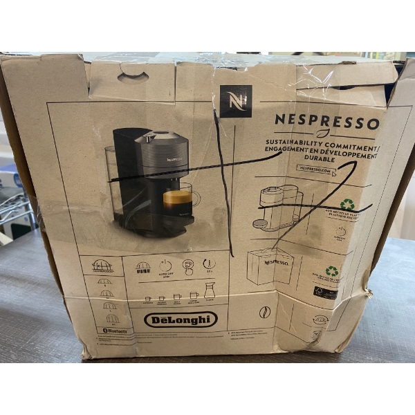 NESPRESSO MACHINE - BOX IS DAMAGED BUT LOOKS OKAY
