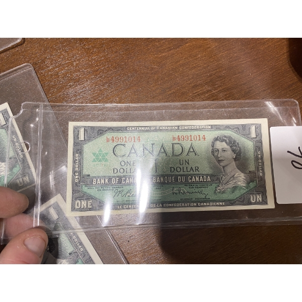 1967 CANADIAN 1 DOLLAR BILL