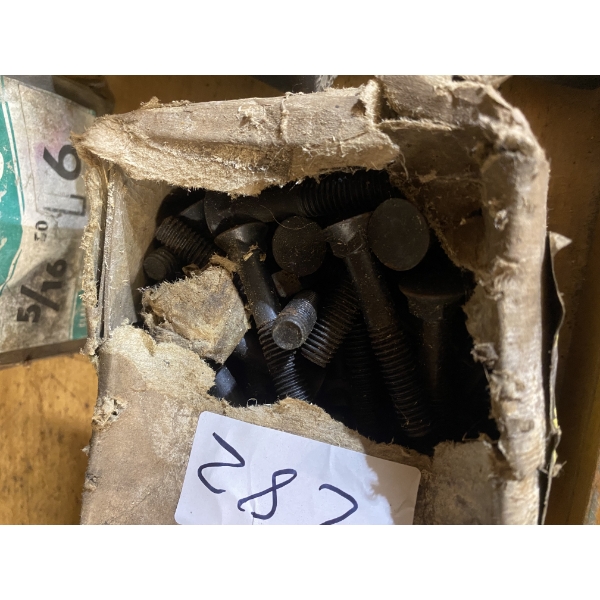 APPROX. 50 OF 2-1/4 X 3/8 INCH PLOW BOLTS