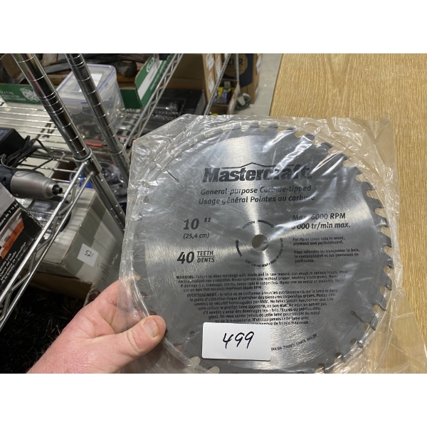 10 INCH MASTERCRAFT SAW BLADE