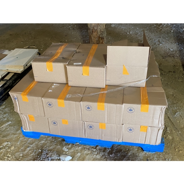 PALLET OPF SALMON BOXES