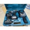 Image 1 : MAKITA IMPACT AND DRILL COMBO WITH 2 BATTERIES AND CHARGER 