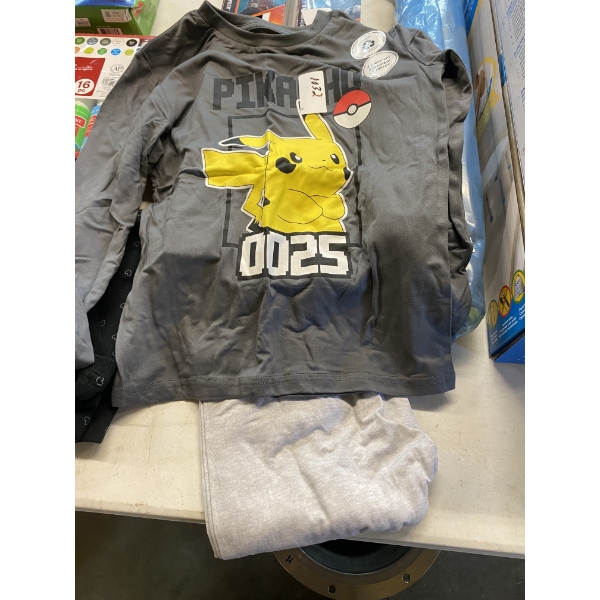 PAIR OF 7/8 POKEMON PJS