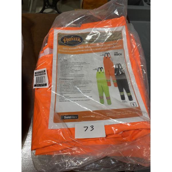 MENS 2XL REFLECTIVE COVERALLS