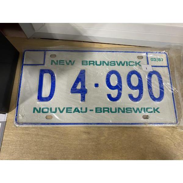 DEALER LICENSE PLATE