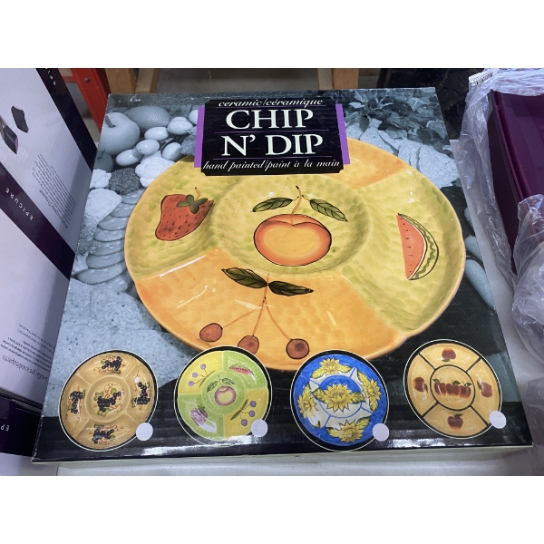 CERAMIC CHIP N DIP TRAY