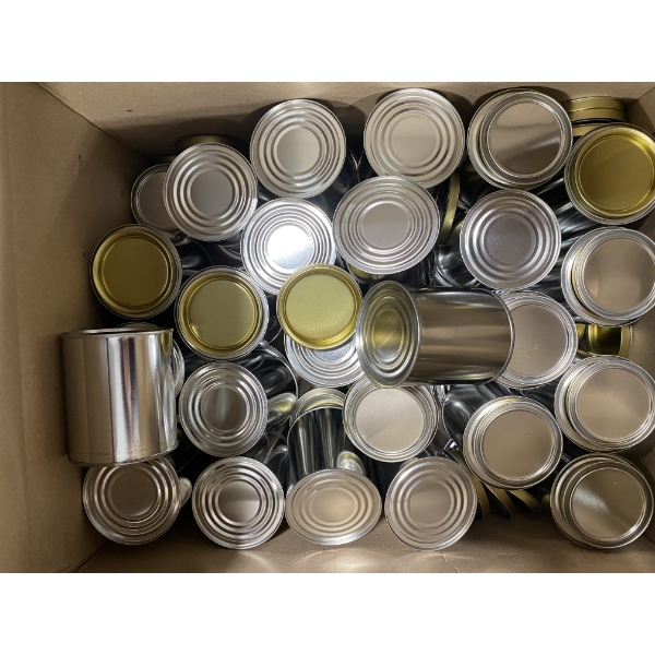 APPROX. 50 CANS AND COVERS