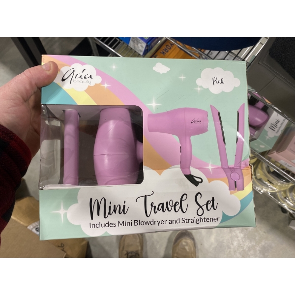 ARIA BEAUTY MINI TRAVEL SET -PINK