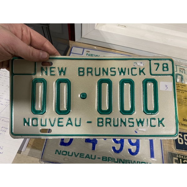 SAMPLE LICENSE PLATES