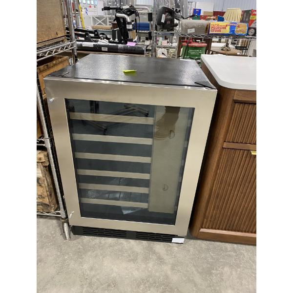 24X24X34IN WINE COOLER - HAS DENT ON TOP SIDE NOT AFFECTING ANYTHING 