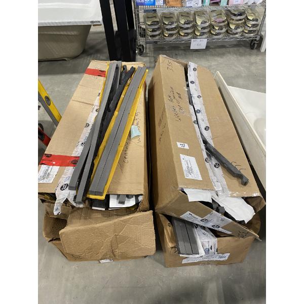 4 BOXES OF 36 INCH PIECES OF RIDGE CAP FORMED FOAM