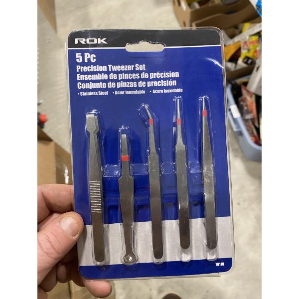 5 OF 6PC STAINLESS STEEL PICK SET