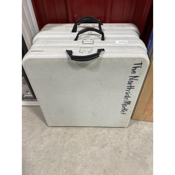 4 FOLDABLE TABLES - 24 X 48 INCH 