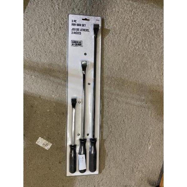 3-PIECE PRY BAR SET