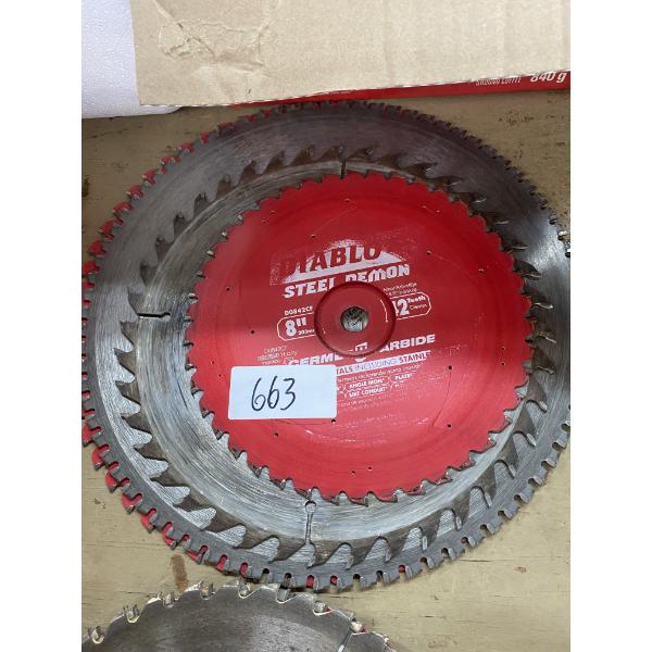 4 SAW BLADES