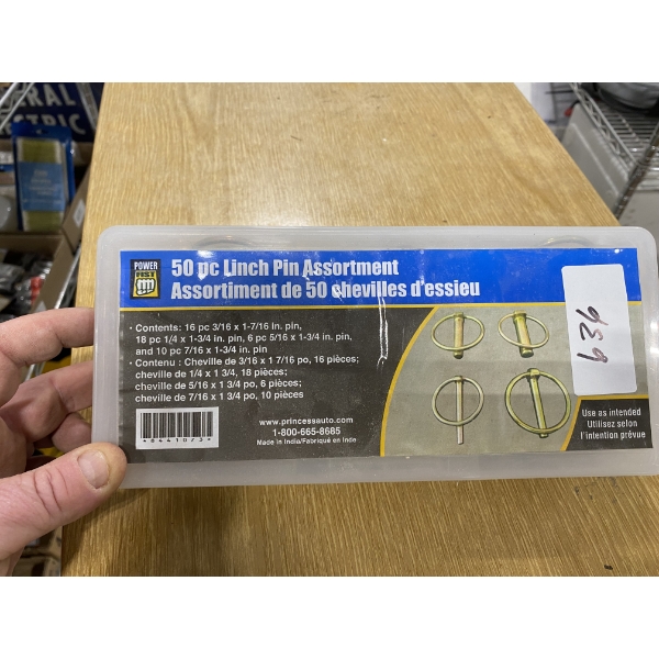 50 PC PIN ASSORTMENT SET