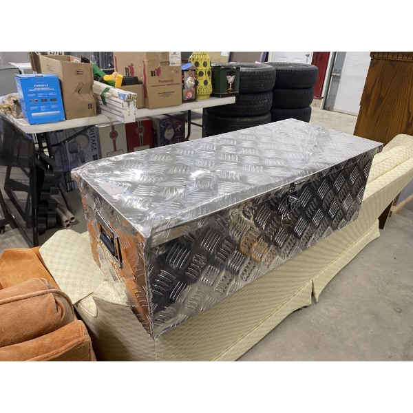 30 INCH ALUMINUM BOX- DENTED