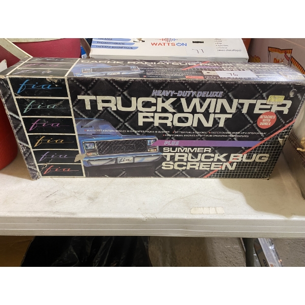 HEAVY-DUTY TRUCK WINTER AND SUMMER SCREENS