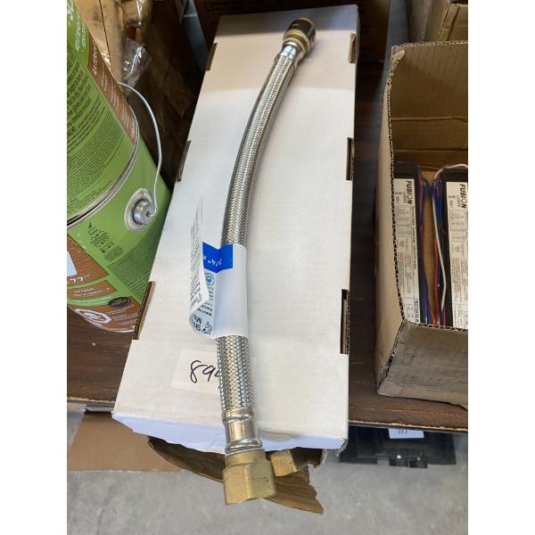 12 WATER HEATER CONNECTORS -18 INCH LONG X 3/4 INCH