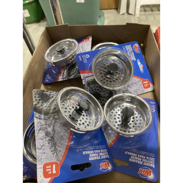 6 DRAIN STRAINERS 