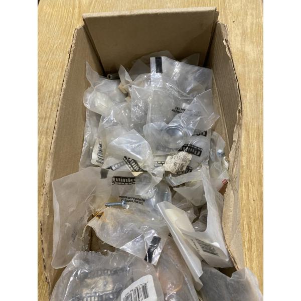 BOX OF ASSORTED DOOR KNOBS