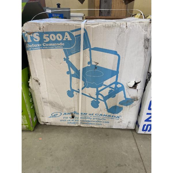 WHEEL CHAIR WITH COMODE STATION