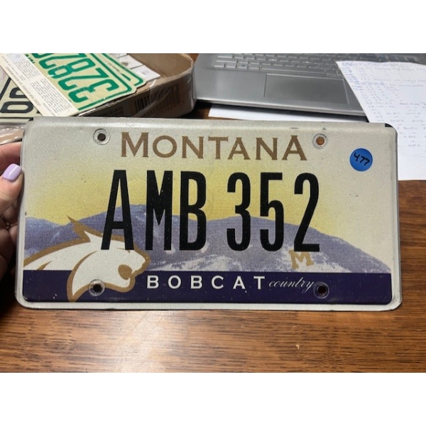 MONTANA LICENCE PLATE