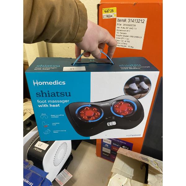 SHIATSU FOOT MASSAGER WITH HEAT