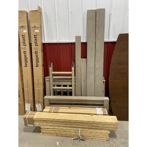 SINGLE SIZE LOFT BED-LOOKS TO BE COMPLETE 